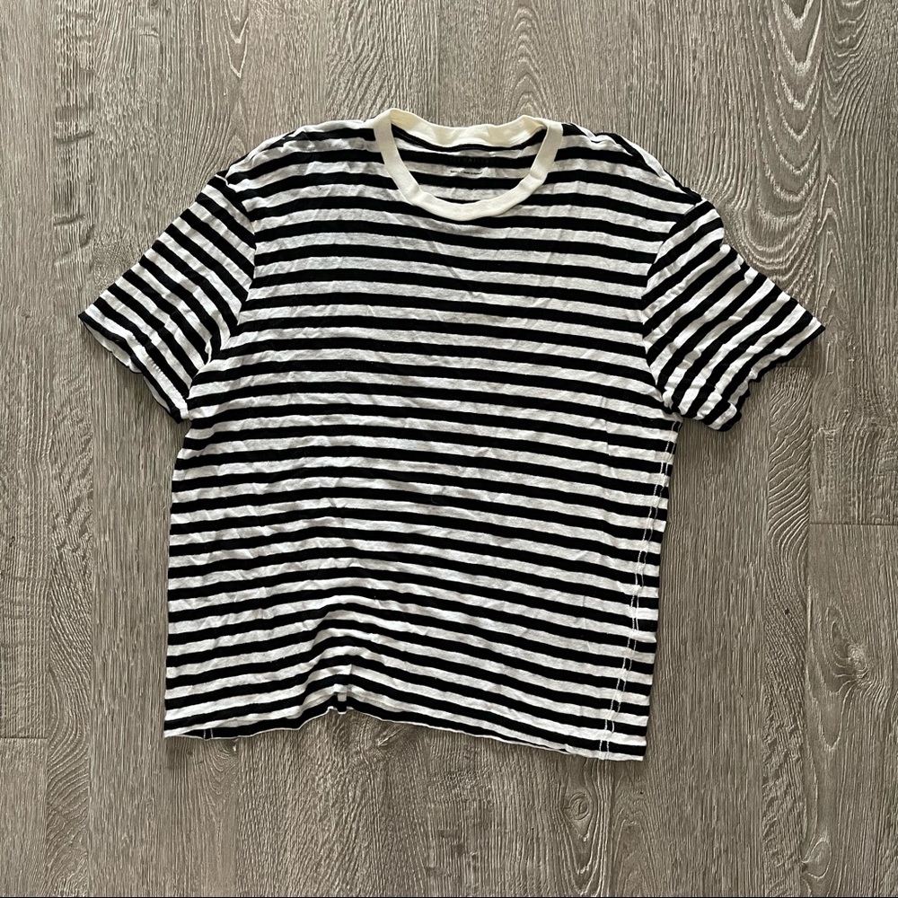 All Saints Linen T Shirt